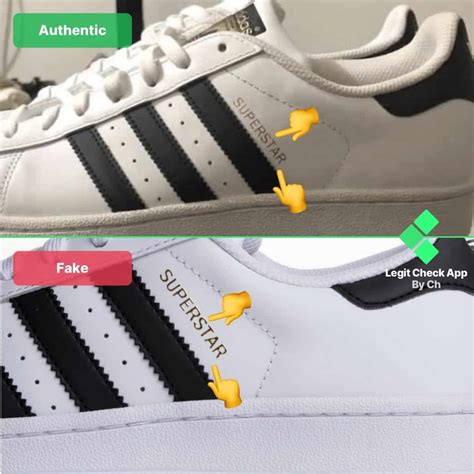 are my adidas superstars fake|adidas counterfeit vs genuine.